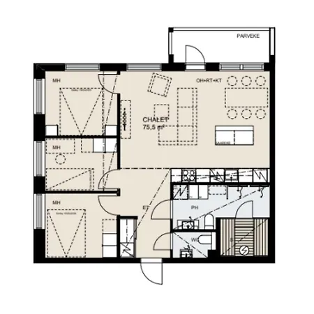 Le Lingonberry D14 Ski-in Ski-out By Aavalevi Apartment
